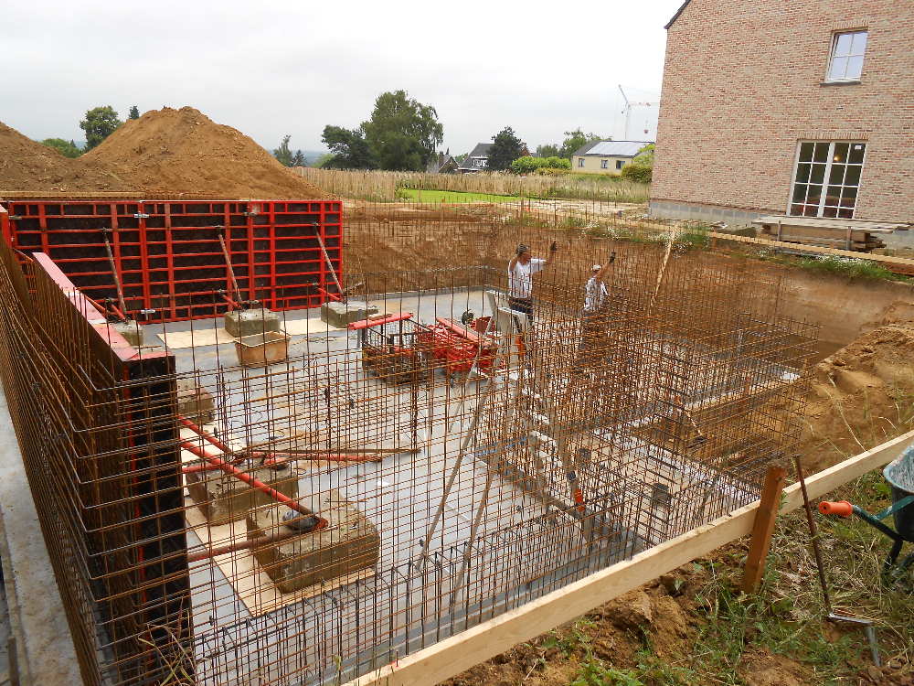 beton, werf, bekisting, systeembekisting