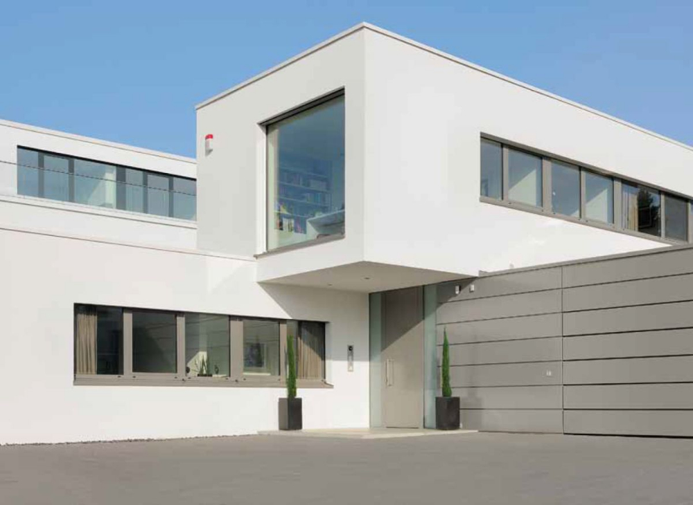ingewerkte garagepoort