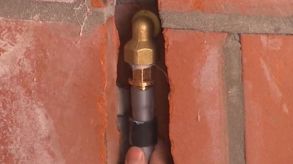 leiding robinet extérieur antigel