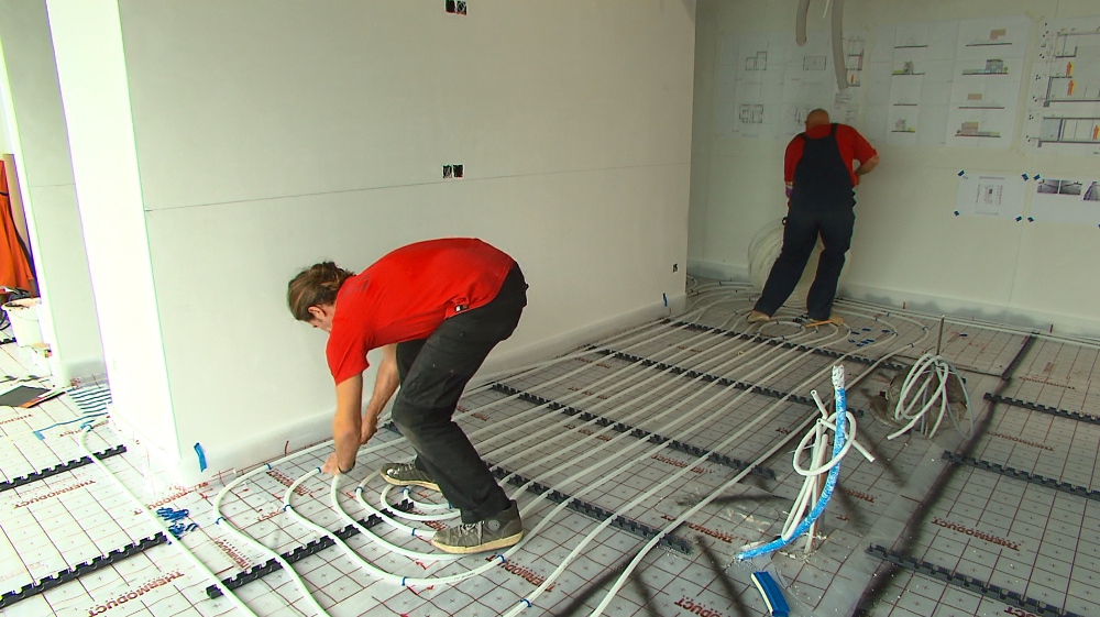 Leidinge vloerverwarming zelf plaatsen easykit zelfbouwhuis