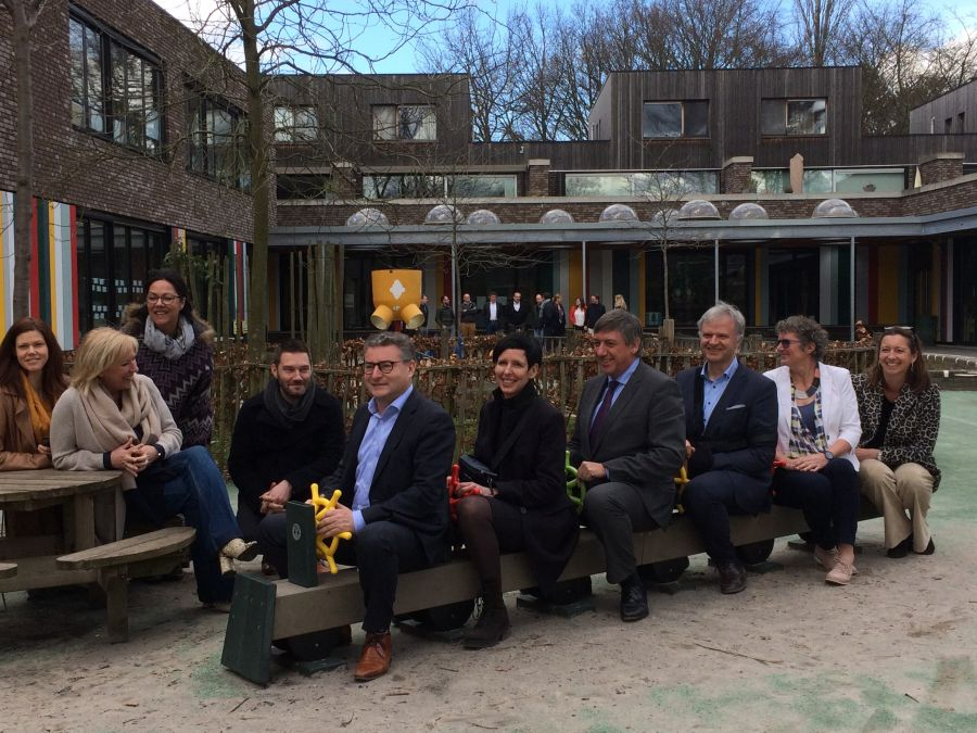 vlaams minister van omgeving Koen Van den Heuvel stel nieuwe website ruimtelijk rendement voor