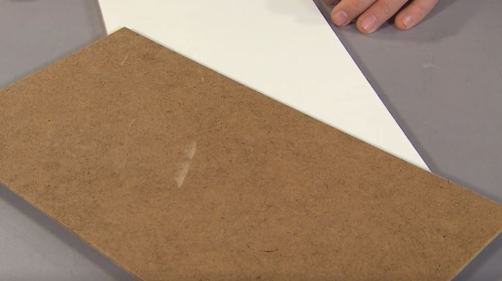 hardboard plaatmateriaal