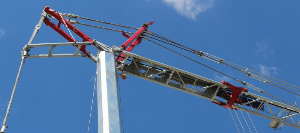 Bouwkraan torenkraan De Ceuster Matexpo