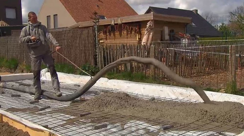 storten funderingen leggen