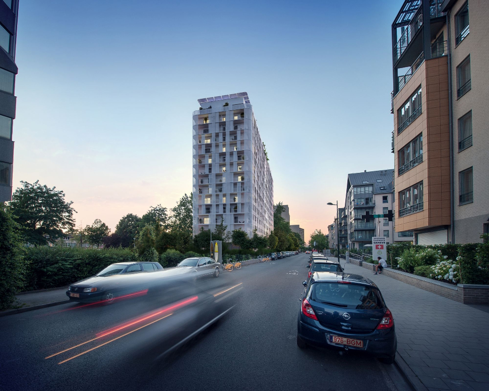 L&eacute;opoldtoren, L&eacute;opold, Brussel, Matexi, architectesassoc