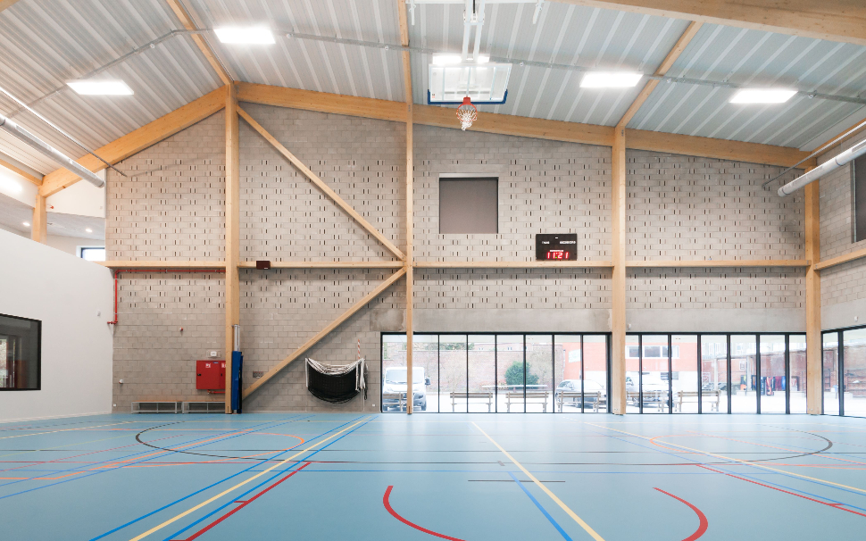 Sporthal VMS Roeselare, Groep III architecten
