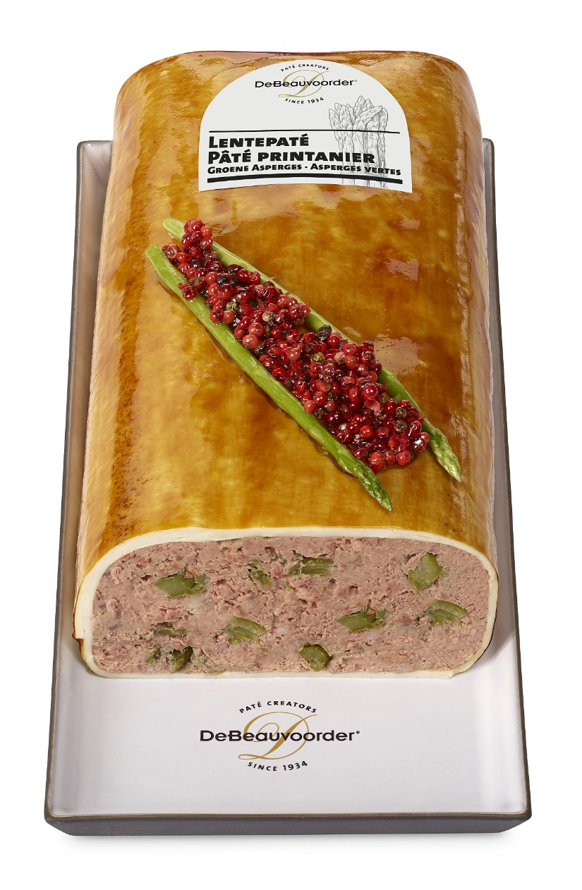 Artisanale lentepat&eacute; met asperges van De Beauvoorder