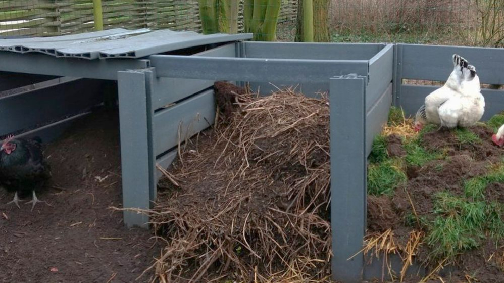 kippenren COMPOSTINSTALLATIE