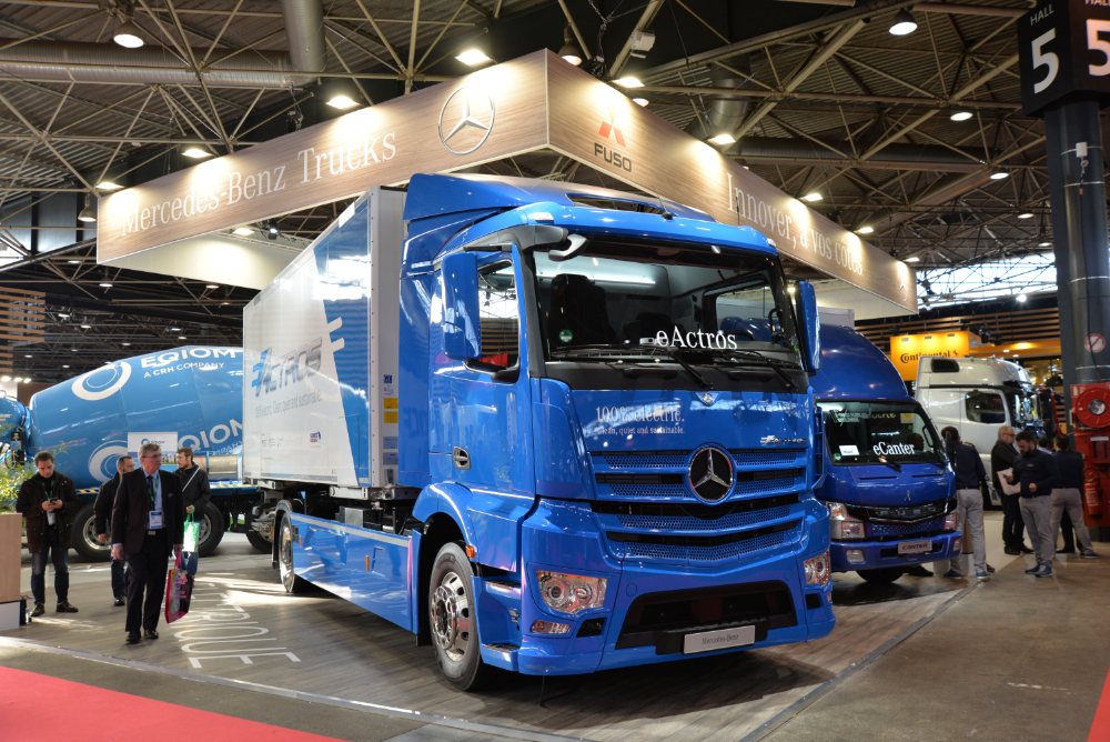 Solutrans 2019 Mercedes e-Actros