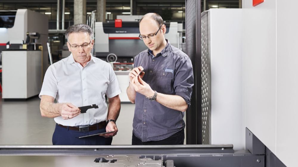 De traceability van een onderdeel wordt steeds belangrijker &ndash; Foto: Bystronic
