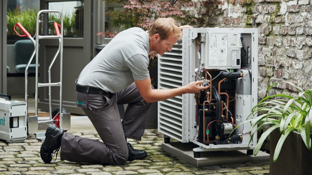 warmtepompen, lucht-waterwarmtepomp, installatie