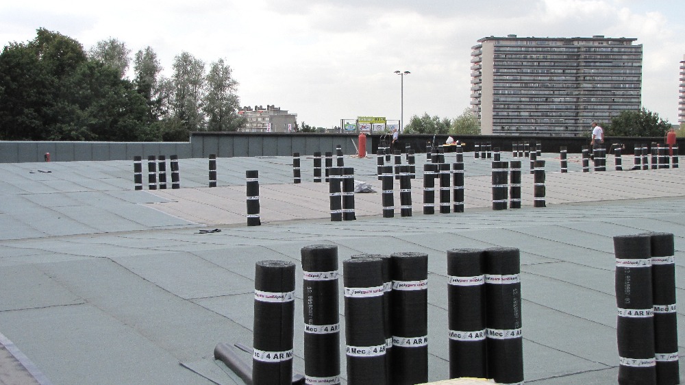 bitumen op plat dak