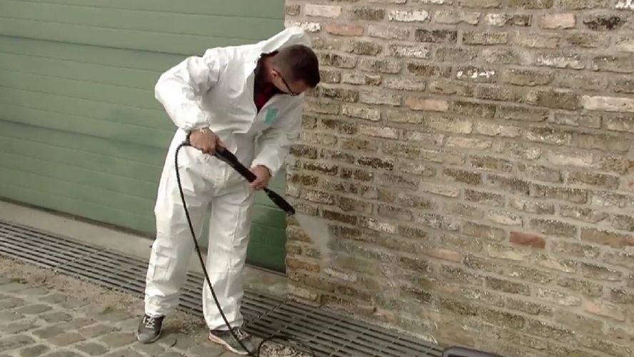 buitenmuur préparer travaux peinture