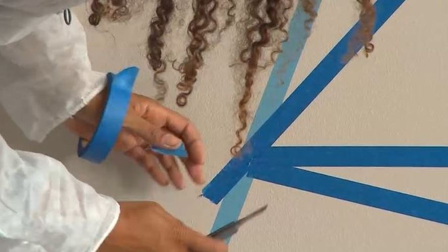 tape ruban adhesif peinture appliquer