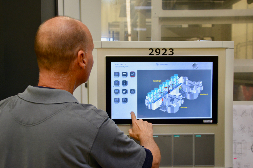 De besturing van het hele proces gebeurt via het Soflex-platform