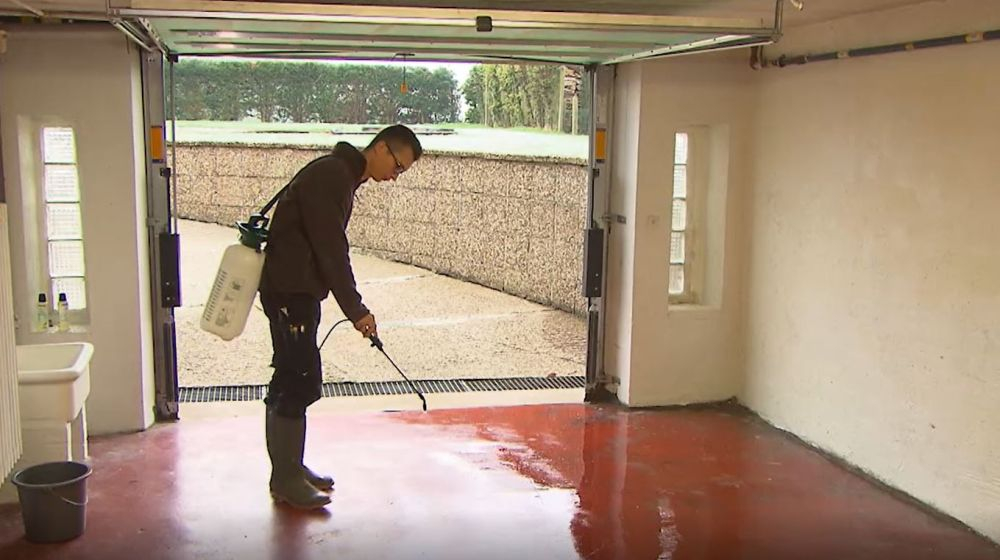 propere vloer garage inrichten