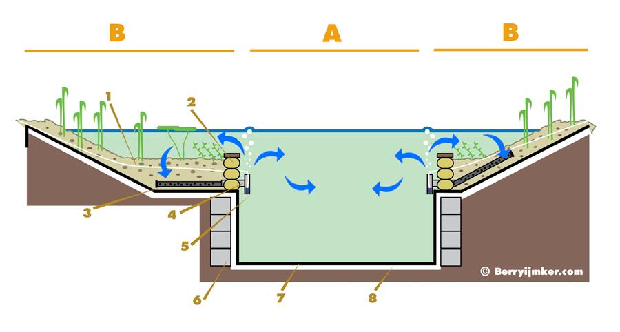 Schema ÉTANG DE NATATION