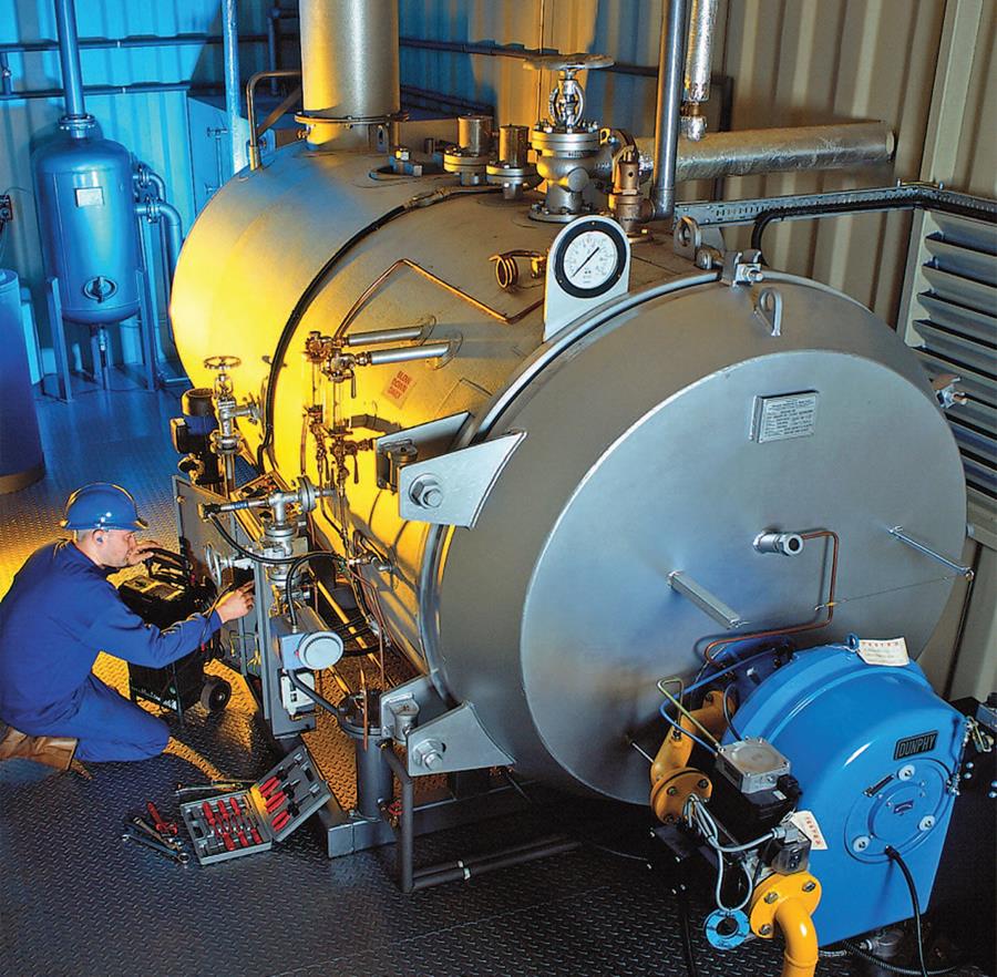 Continue monitoring van ketelwater