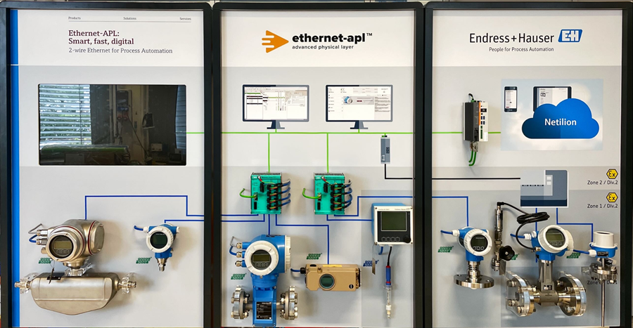 Endress+Hauser als bekende voorloper in de digitalisering al enkele toestellen klaar die hiermee kunnen communiceren