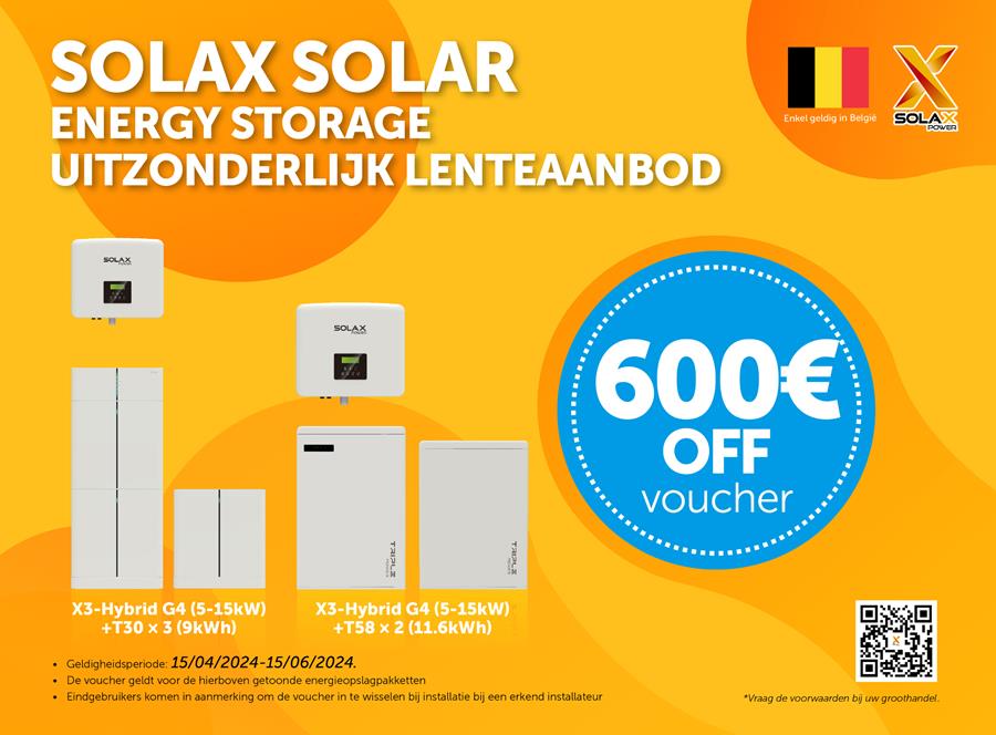 600 voucher van solax power