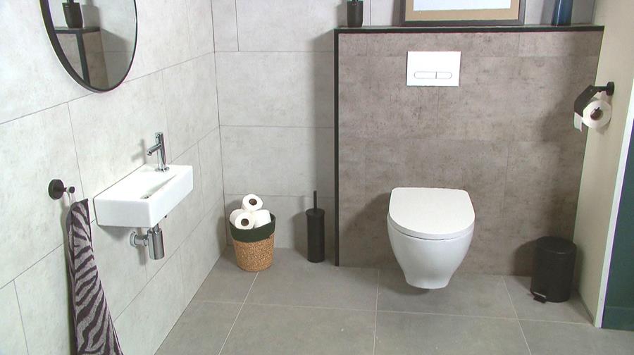 zo rcith je een toiletruimte in