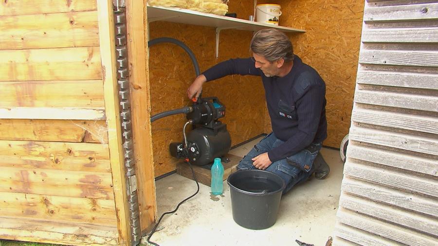 hydrofoorpômp aansluiten