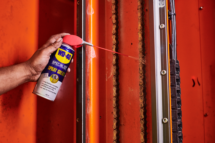 Vorklift smeren WD-40