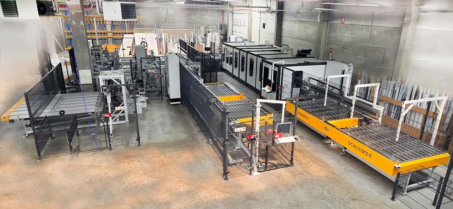 Nouveau centre d’usinage et de coupe Schirmer pour le PVC
