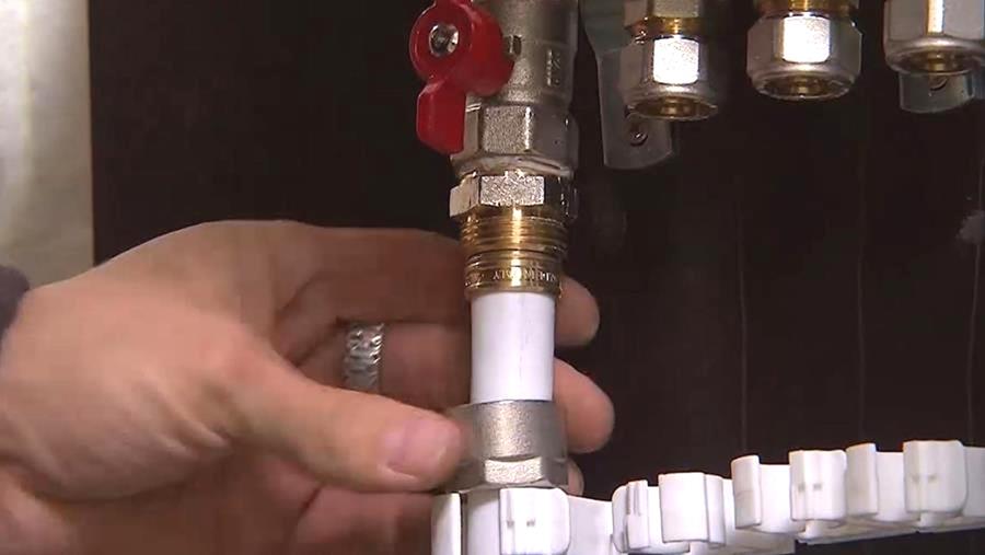 De diameter van sanitaire aanvoerleidingen wordt bepaald