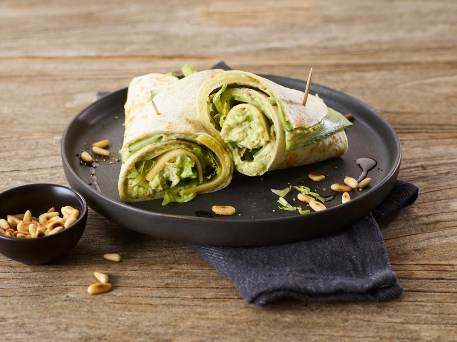 Wrap met Ensalada Green en Brugge belegen