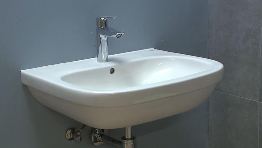 vrijhangende lavabo